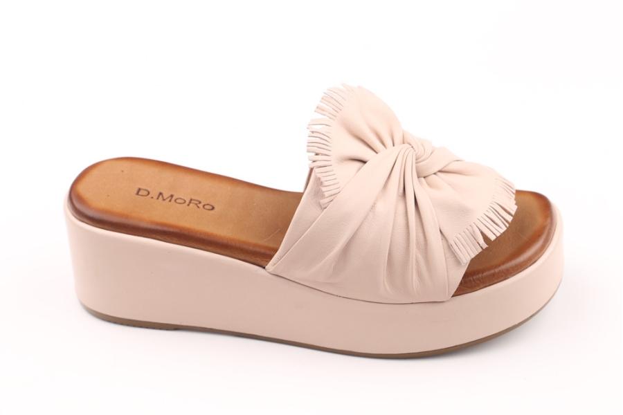 d.moro shoes Women Leather Slippers for summer: 210 Powder Leather (Wholesale)