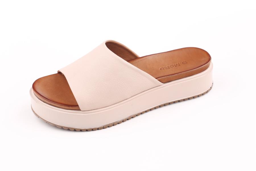 d.moro shoes Women Leather Slippers for summer: 220 Powder Leather (Wholesale)