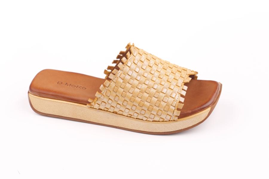 d.moro shoes Women Leather Slippers for summer: 229 Yellow Leather (Wholesale)