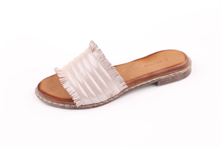 d.moro shoes Women Leather Slippers for summer: 260 Powder Leather (Wholesale)