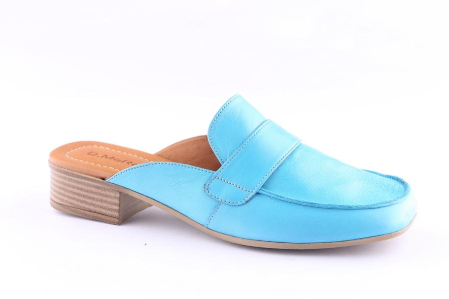 D.moro Shoes Women Leather Slippers For Summer: 3003 Baby Blue (Wholesale)