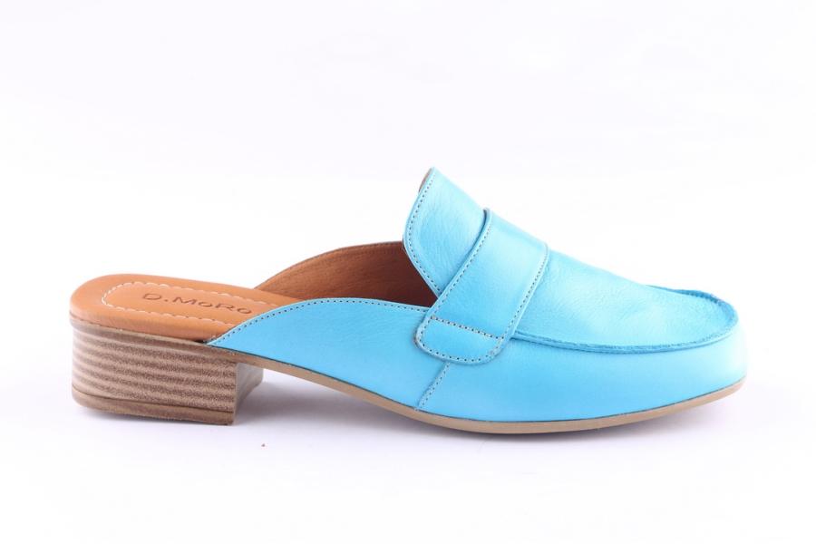 d.moro shoes Women Leather Slippers for Summer: 3003 Baby Blue (Wholesale)