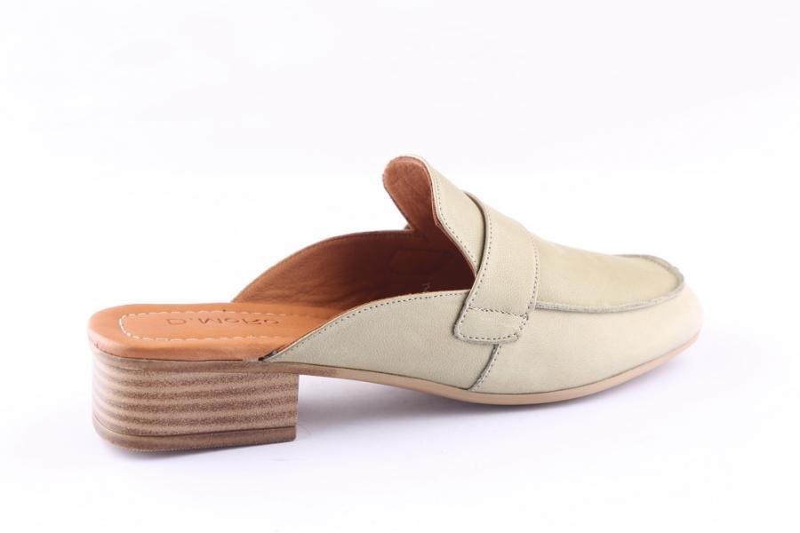 D.moro Shoes Women Leather Slippers For Summer: 3003 Light Green (Wholesale)