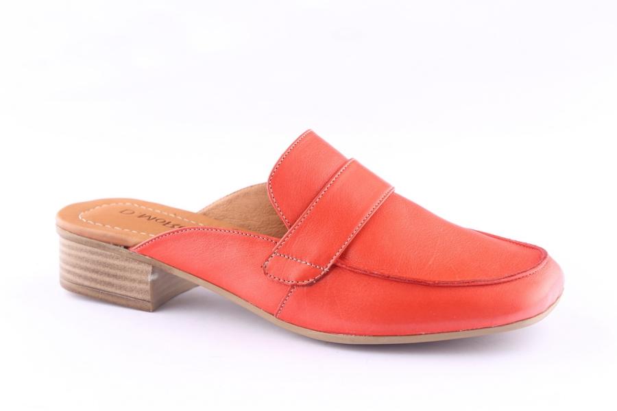 D.moro Shoes Women Leather Slippers For Summer: 3003 Red (Wholesale)