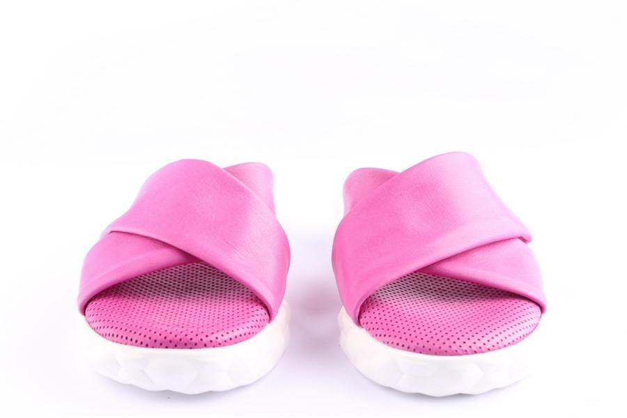 D.moro Shoes Women Leather Slippers For Summer: A282 Fuchsia (Wholesale)