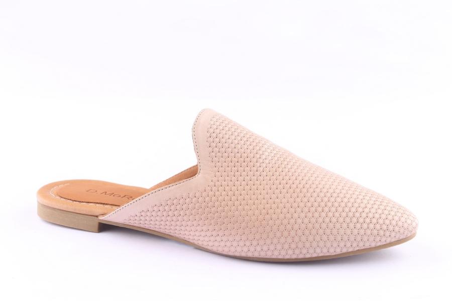 D.moro Shoes Women Leather Slippers For Summer: ARJ-055 Powder (Wholesale)