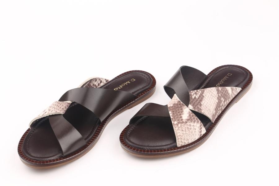 d.moro shoes Women Leather Slippers for summer: ASOS-2 Mix Color Leather (Wholesale)