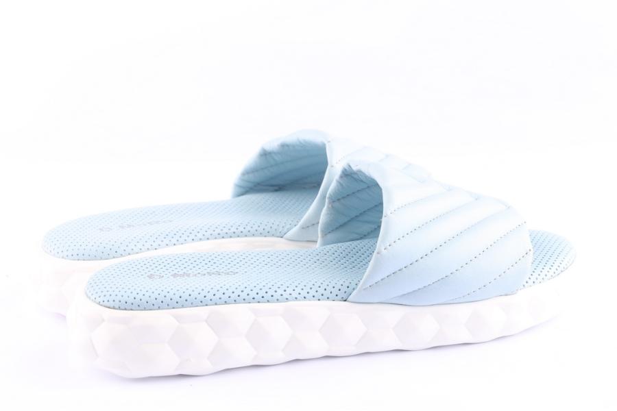 D.moro Shoes Women Leather Slippers For Summer: C701 Ice Blue (Wholesale)