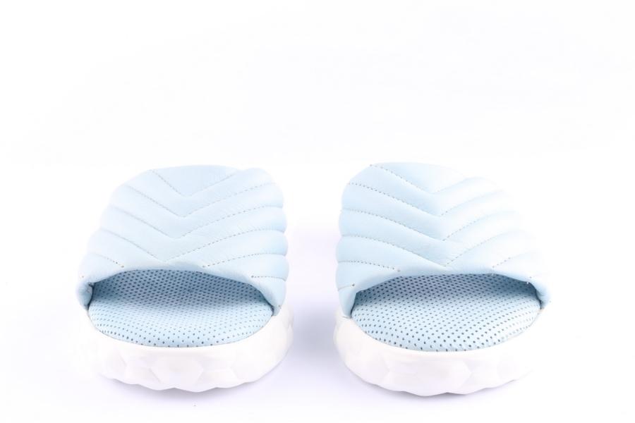 D.moro Shoes Women Leather Slippers For Summer: C701 Ice Blue (Wholesale)