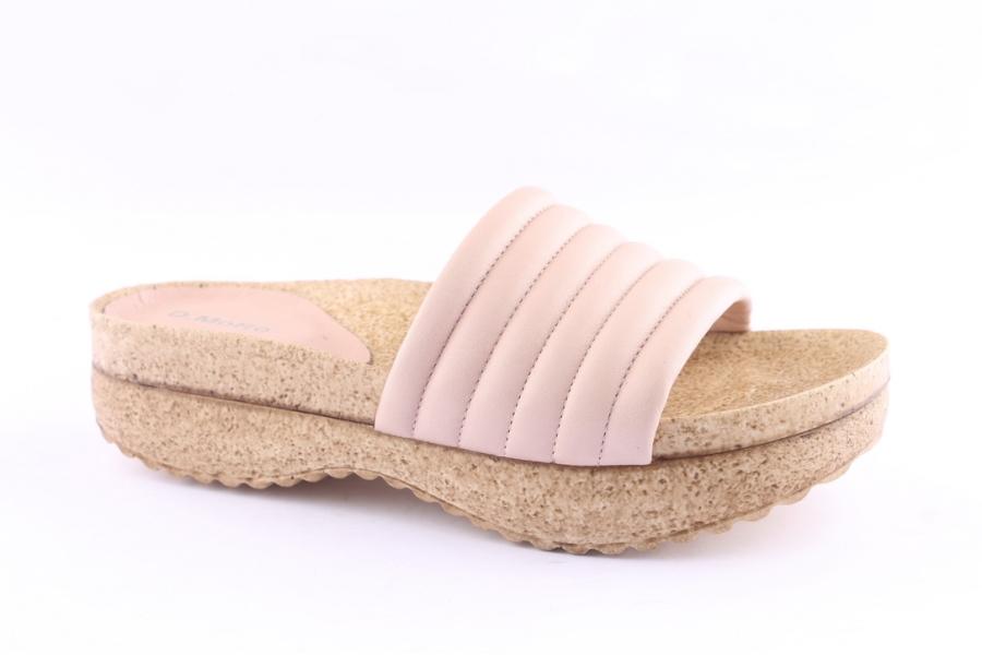 D.moro Shoes Women Leather Slippers For Summer: C710 Powder (Wholesale)