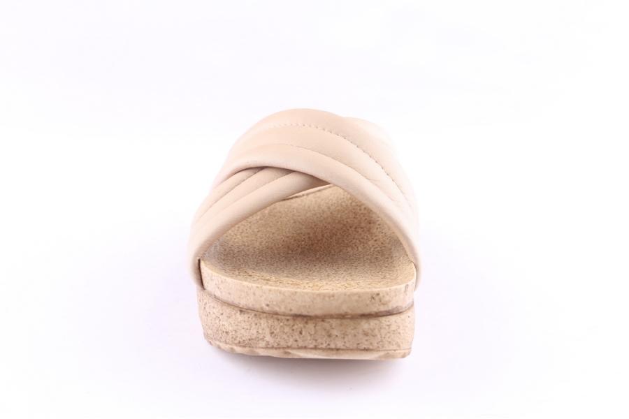 D.moro Shoes Women Leather Slippers For Summer: C711 Beige (Wholesale)