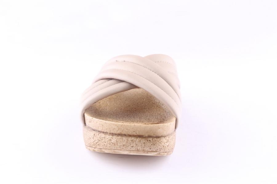 D.moro Shoes Women Leather Slippers For Summer: C711 Silver Grey (Wholesale)