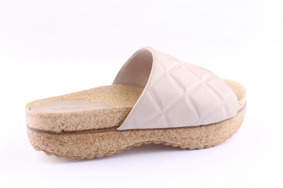 D.moro Shoes Women Leather Slippers For Summer: C712 Silver Grey (Wholesale)