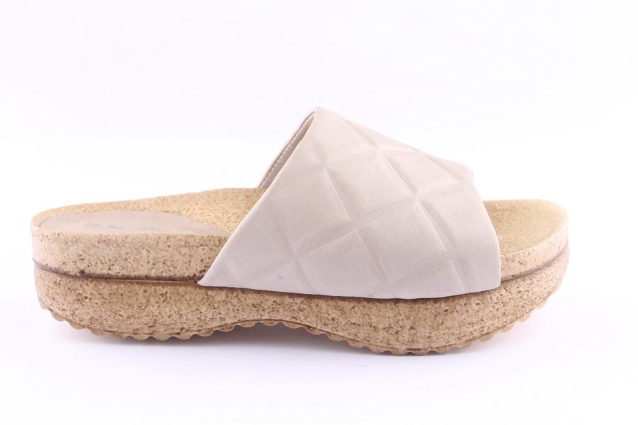 d.moro shoes Women Leather Slippers for Summer: C712 Silver Grey (Wholesale)