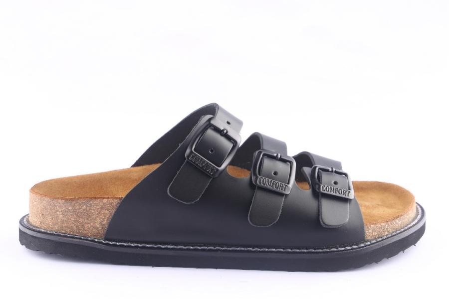 d.moro shoes Women Leather Slippers for Summer: KAR Black (Wholesale)