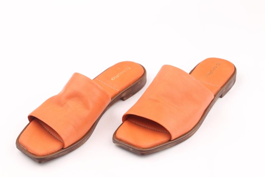 d.moro shoes Women Leather Slippers for summer: MORO-29 Brick Leather (Wholesale)