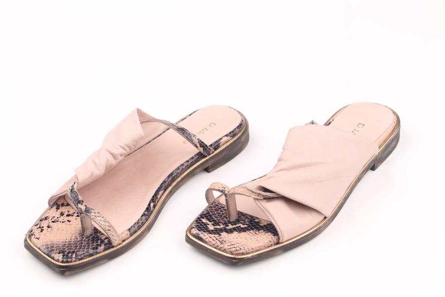 d.moro shoes Women Leather Slippers for summer: MORO-96 Powder Snake Leather (Wholesale)