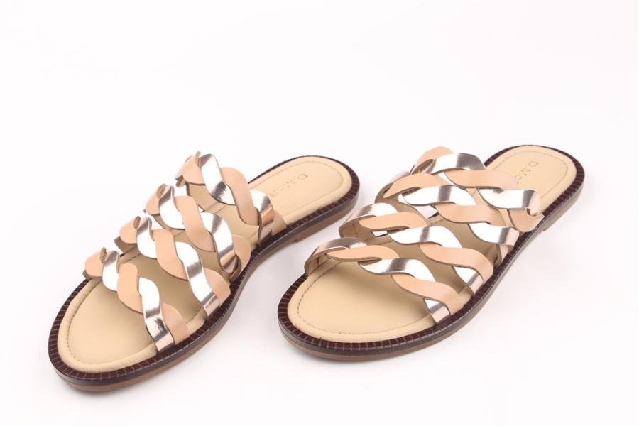 d.moro shoes Women Leather Slippers for summer: NAT-7 Mix Color Leather (Wholesale)