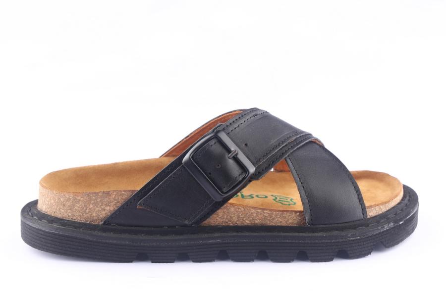 d.moro shoes Women Leather Slippers for Summer: REY Black (Wholesale)
