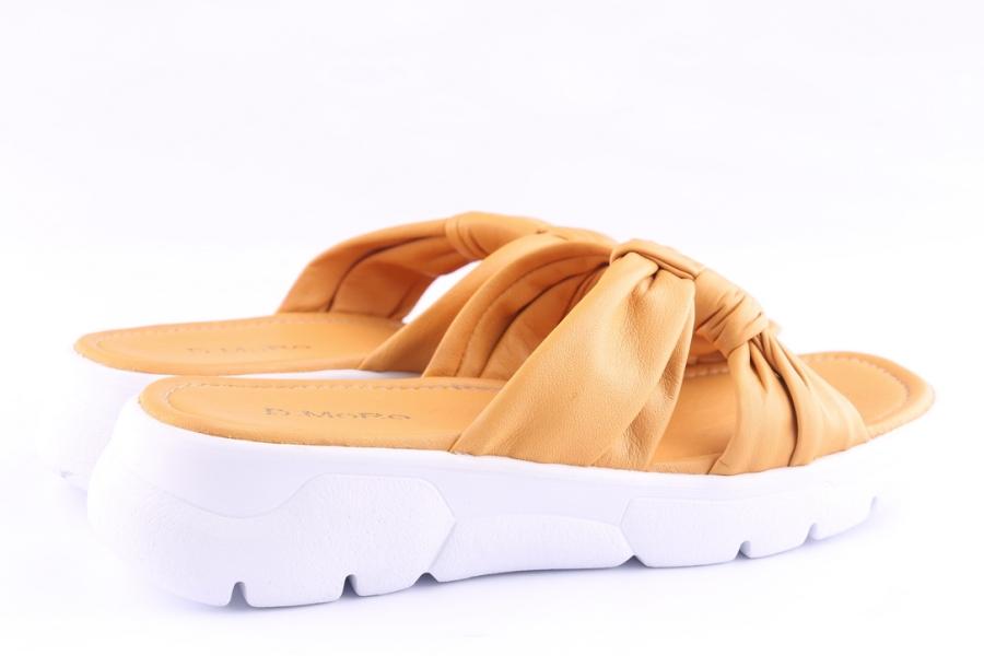 D.moro Shoes Women Leather Slippers For Summer: TAŞ-116 Camel (Wholesale)