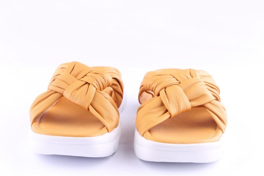 D.moro Shoes Women Leather Slippers For Summer: TAŞ-116 Camel (Wholesale)