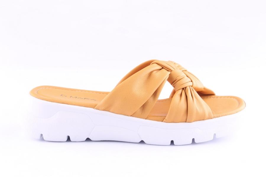 d.moro shoes Women Leather Slippers for Summer: TAŞ-116 Camel (Wholesale)
