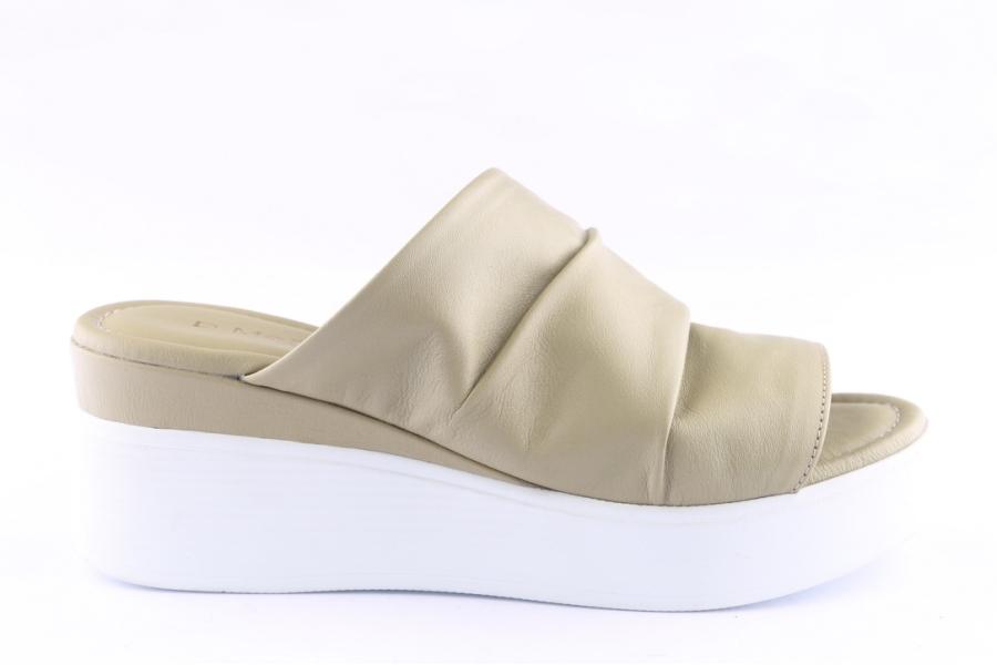 d.moro shoes Women Leather Slippers for Summer: TAŞ-154 Light Green (Wholesale)