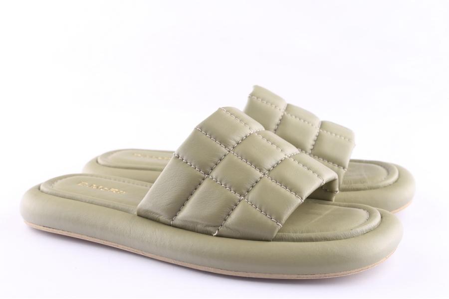 D.moro Shoes Women Leather Slippers For Summer: TAŞ-240 Green (Wholesale)