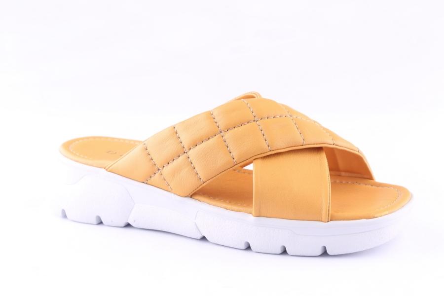 D.moro Shoes Women Leather Slippers For Summer: TAŞ-295 Camel (Wholesale)