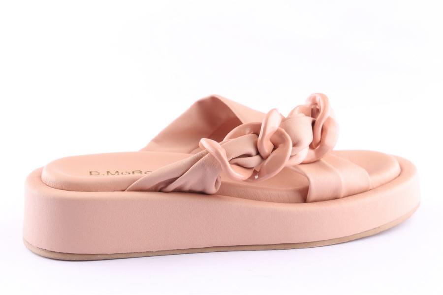 D.moro Shoes Women Leather Slippers For Summer: TAŞ-296 Powder (Wholesale)