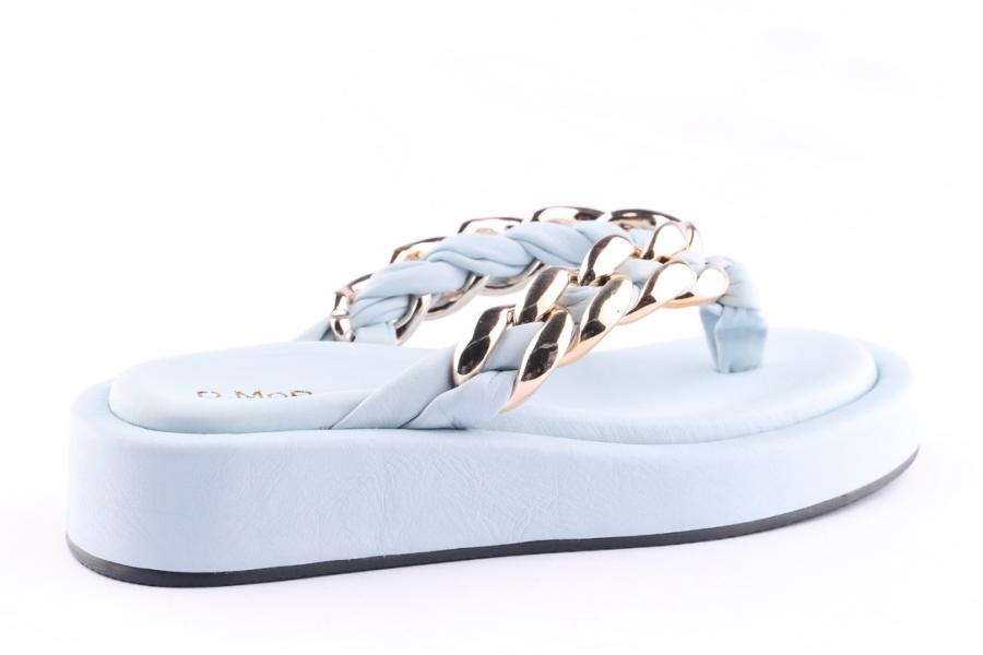 D.moro Shoes Women Leather Slippers For Summer: TAŞ-302 Ice Blue (Wholesale)