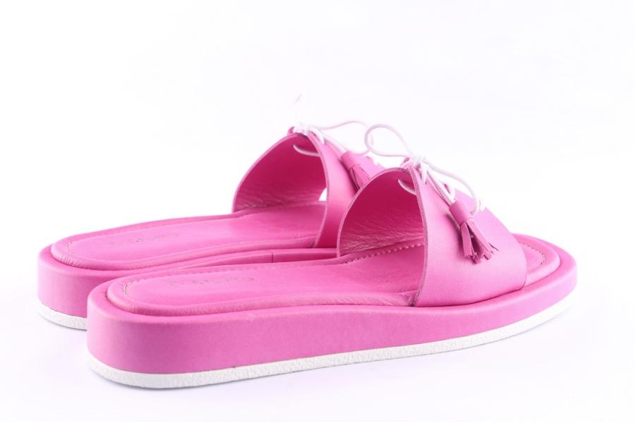D.moro Shoes Women Leather Slippers For Summer: TAŞ-335 Fuchsia (Wholesale)