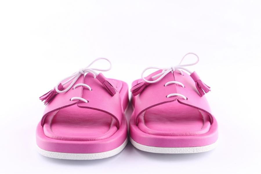 D.moro Shoes Women Leather Slippers For Summer: TAŞ-335 Fuchsia (Wholesale)