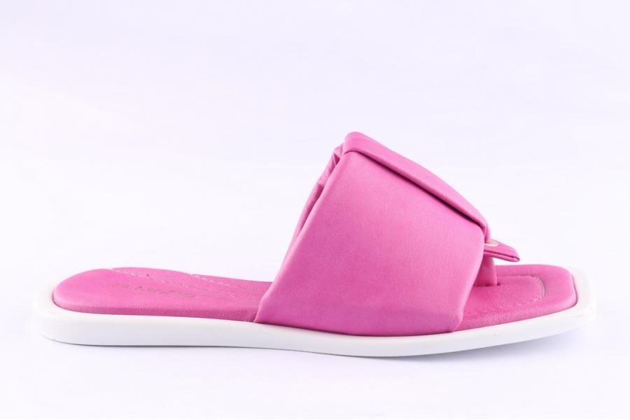 d.moro shoes Women Leather Slippers for Summer: TAŞ-343 Fuchsia (Wholesale)