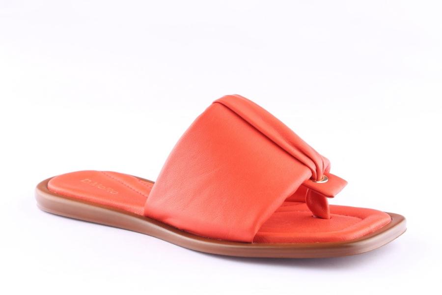D.moro Shoes Women Leather Slippers For Summer: TAŞ-343 Red (Wholesale)