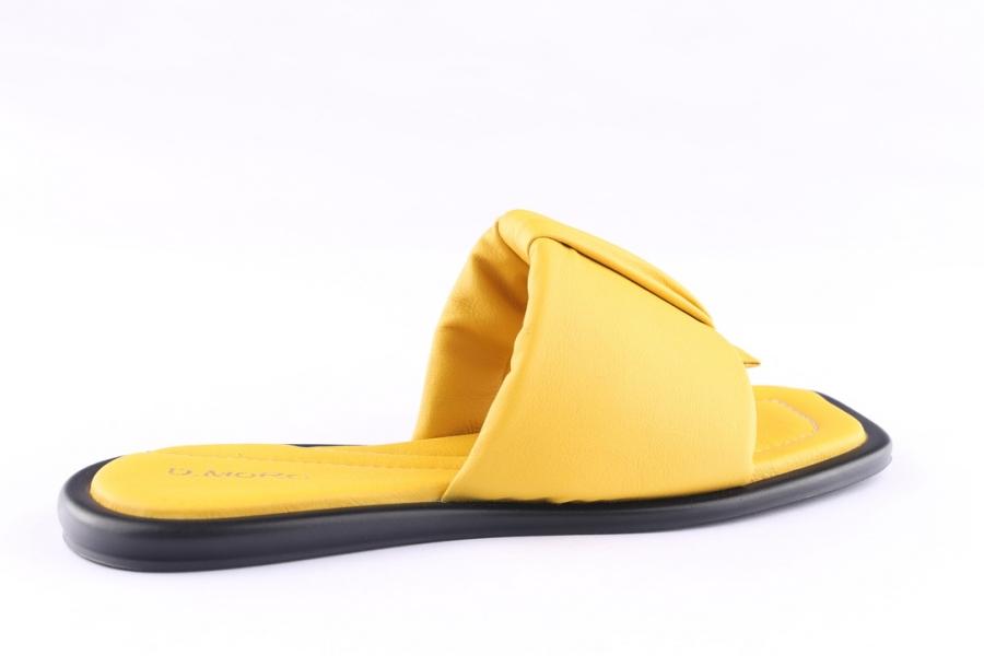 D.moro Shoes Women Leather Slippers For Summer: TAŞ-343 Yellow (Wholesale)