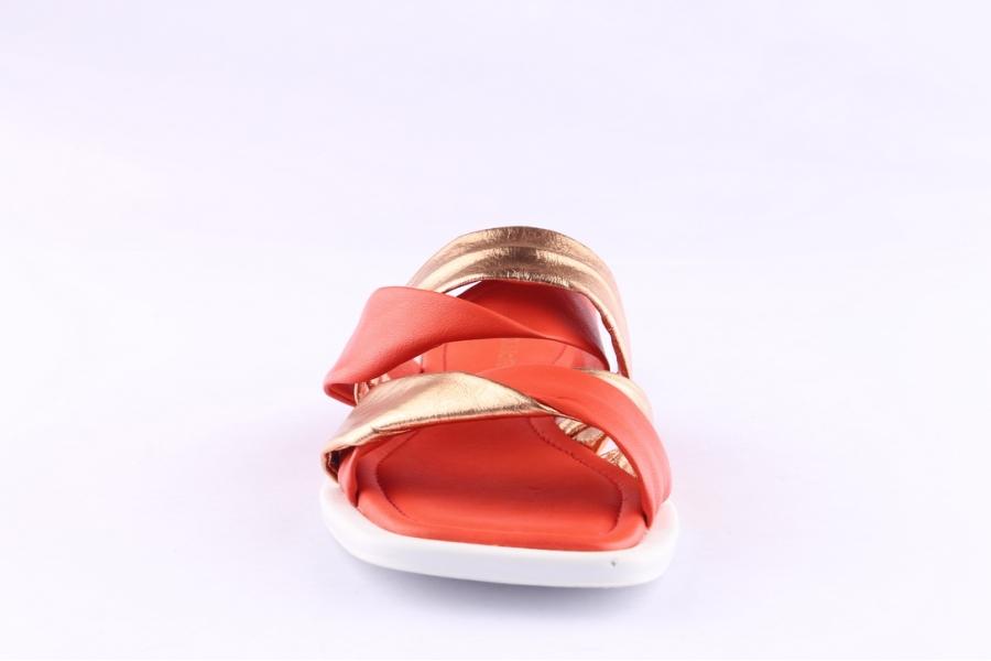 D.moro Shoes Women Leather Slippers For Summer: TAŞ-344 Red (Wholesale)