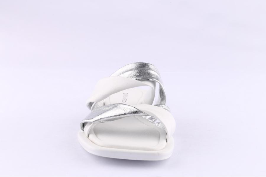D.moro Shoes Women Leather Slippers For Summer: TAŞ-344 White (Wholesale)