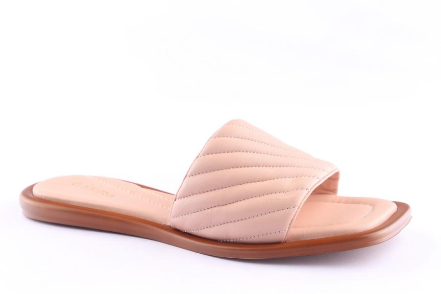 D.moro Shoes Women Leather Slippers For Summer: TAŞ-345 Powder (Wholesale)