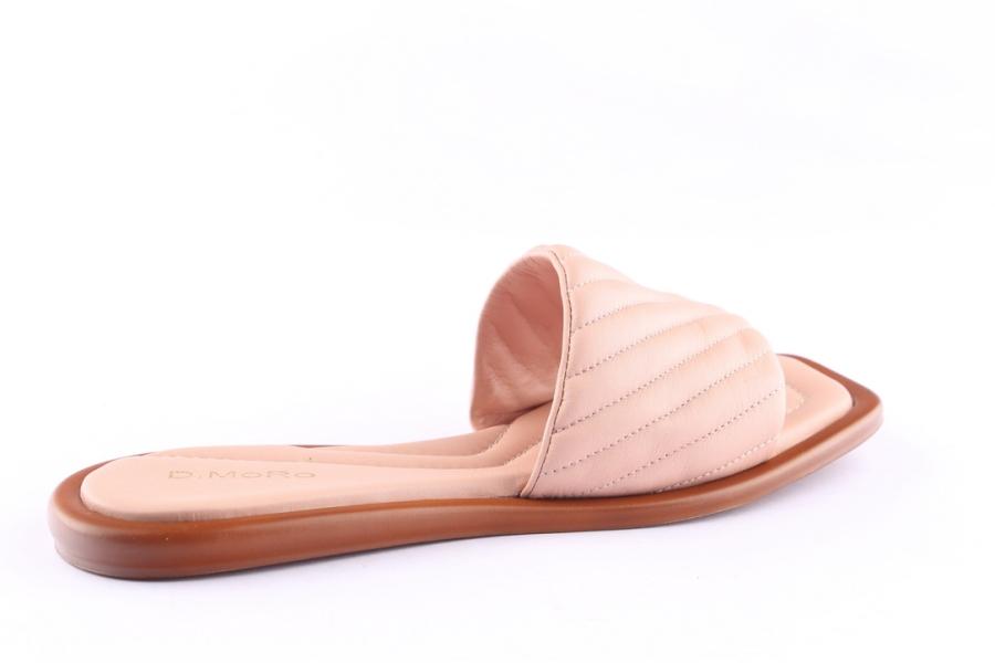 D.moro Shoes Women Leather Slippers For Summer: TAŞ-345 Powder (Wholesale)