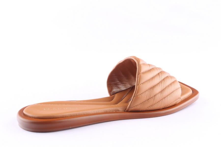 D.moro Shoes Women Leather Slippers For Summer: TAŞ-345 Tan (Wholesale)