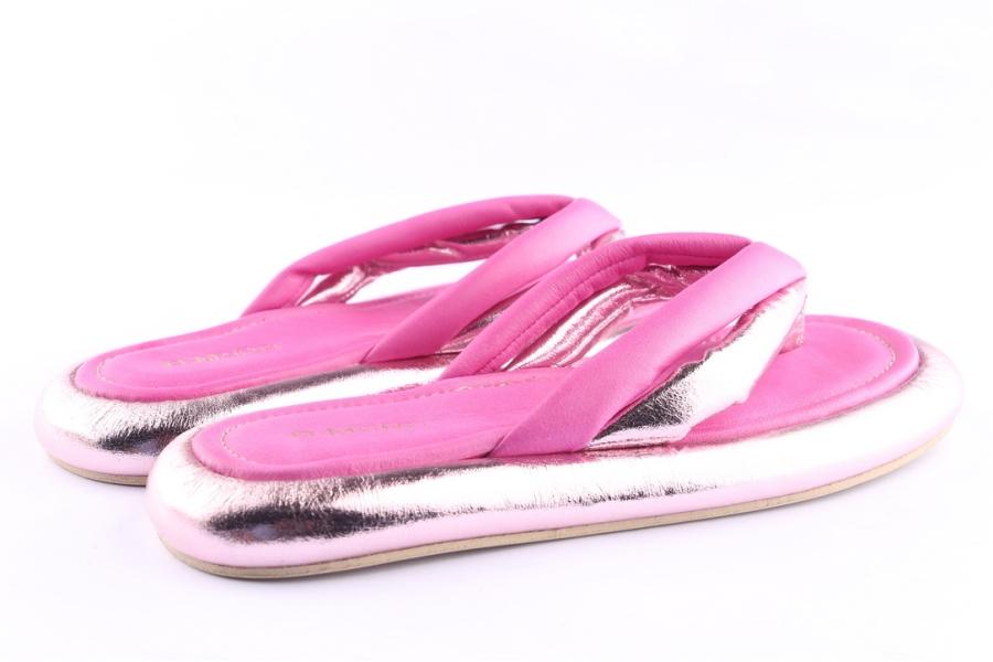 D.moro Shoes Women Leather Slippers For Summer: TAŞ-347 Fuchsia (Wholesale)