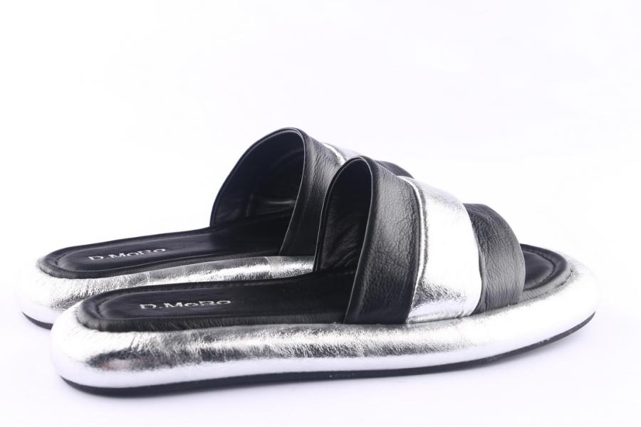 D.moro Shoes Women Leather Slippers For Summer: TAŞ-351 Black (Wholesale)