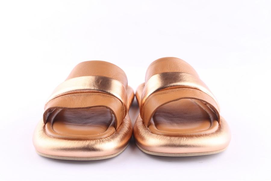 D.moro Shoes Women Leather Slippers For Summer: TAŞ-351 Tan (Wholesale)