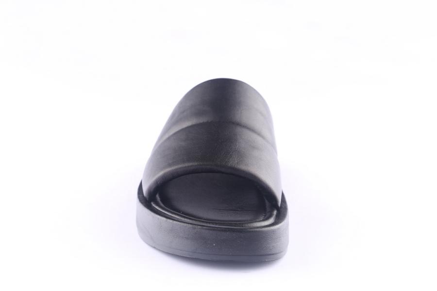 D.moro Shoes Women Leather Slippers For Summer: TAŞ-352 Black (Wholesale)