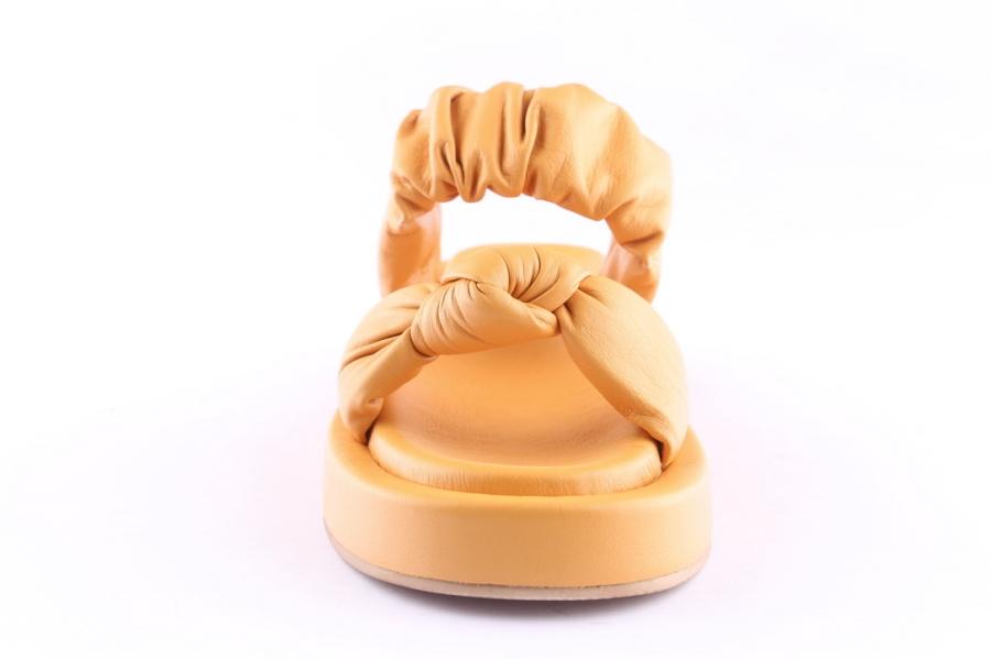 D.moro Shoes Women Leather Slippers For Summer: TAŞ-362 Orange (Wholesale)