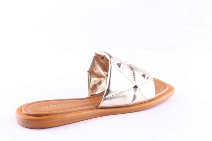 D.moro Shoes Women Leather Slippers For Summer: TAŞ-364 Silver (Wholesale)