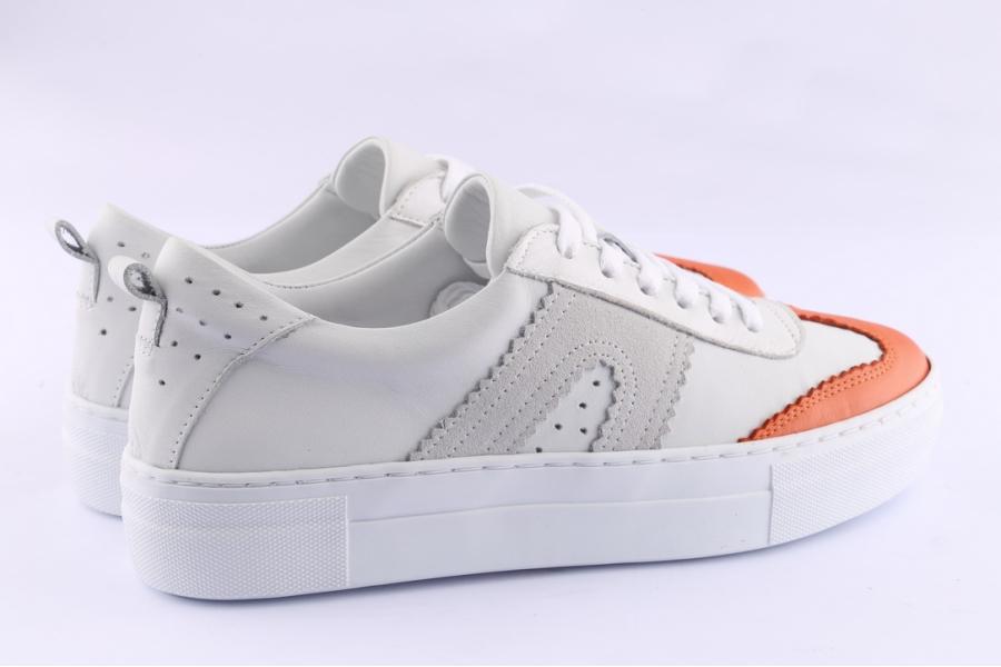 D.moro Shoes Women Leather Sneakers For Summer: 143141 White (Wholesale)