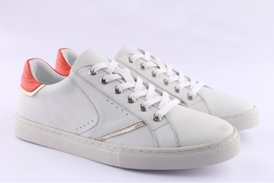 D.moro Shoes Women Leather Sneakers For Summer: 192004 White (Wholesale)