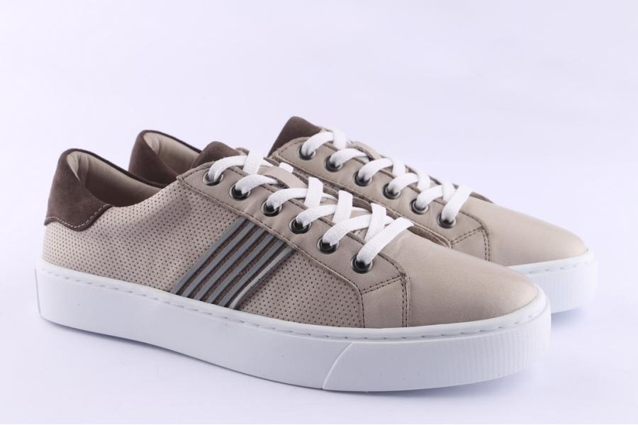 D.moro Shoes Women Leather Sneakers For Summer: 194003 Darkstone (Wholesale)